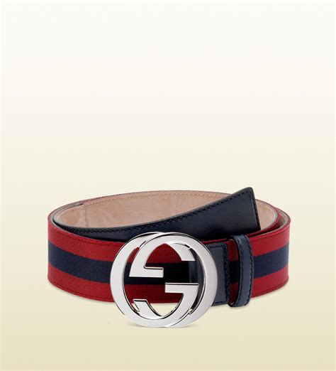 blue gucci belt|men's gucci belt interlocking g's.